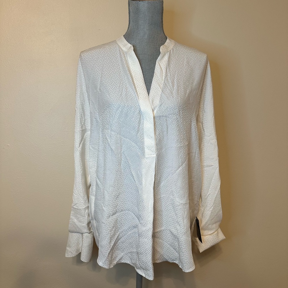 NWT Vince White Blouse